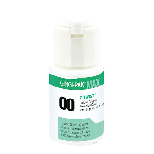 Gingi-Pak MAX Z-Twist Braided Epinephrine Size 00 Very Thin Ea product image