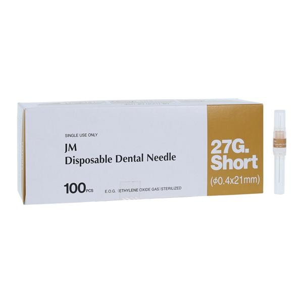 Disposable Dental Needles, Plastic Hub, Ga 27, Short, 100/Pk, 20-27GS thumbnail 12