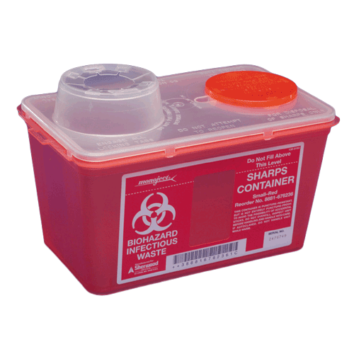 Sharps-A-Gator™ Monoject™ Red Small Sharps Container 4qt thumbnail 8