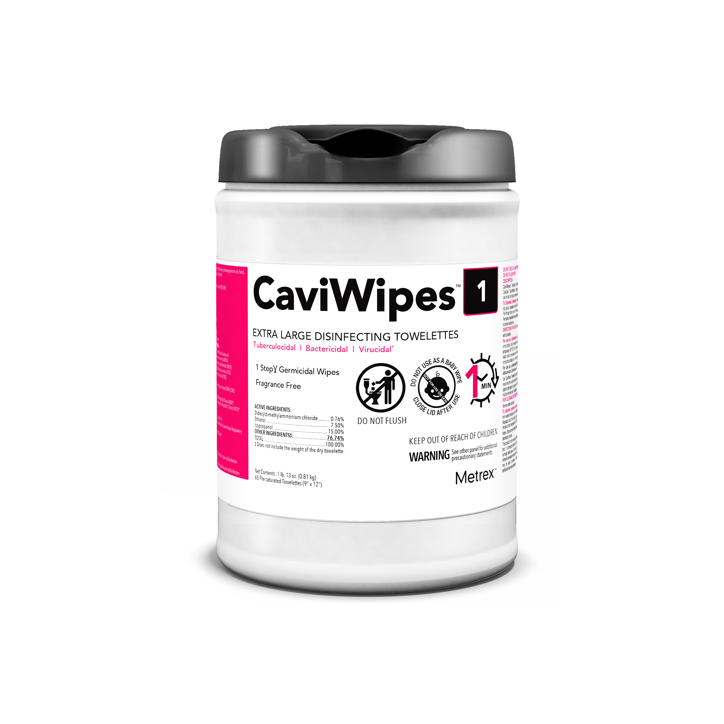 CaviWipes1 Surface Disinfectant X-Large Canister 65/Cn thumbnail 12