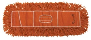 Twist Dust Mop Orange 5 Inch x 24 Inch (DROP SHIP ONLY from Golden Star Inc. - $100 minimum order for prepaid freight outside the Continental U.S. $50 dollar minimum order inside the Continental U.S.) product image