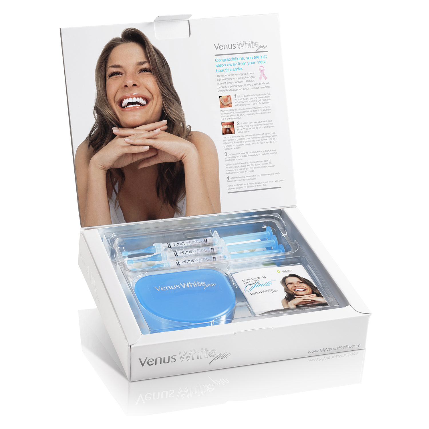 Venus White Pro Whitening Gel, 22% Carbamide Peroxide, Syringe Patient Kit, 1.2 ml, 6/Pk, 40005167 thumbnail 7