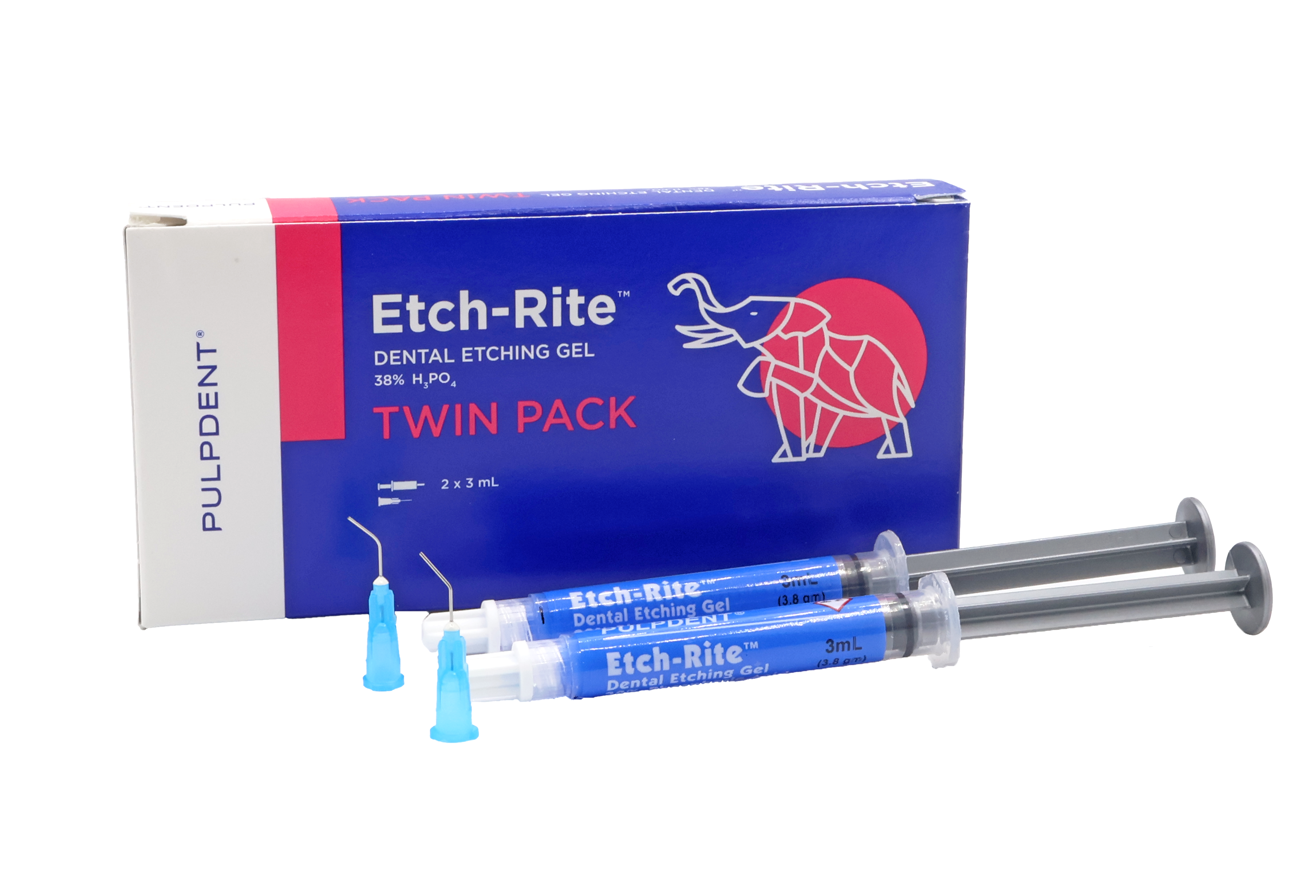 Etch-Rite Dental Etching Gel, 38% Phosphoric Acid, Twin Pack with 25 Applicator Tips, 3 ml, 2/Pk, ET-TWIN thumbnail 11
