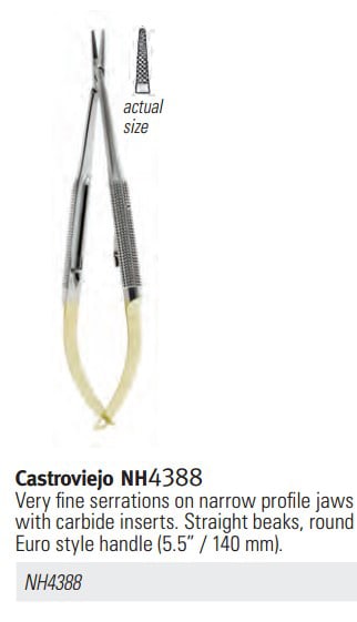 Needle Holder Castroviejo Stainless Steel Ea product image