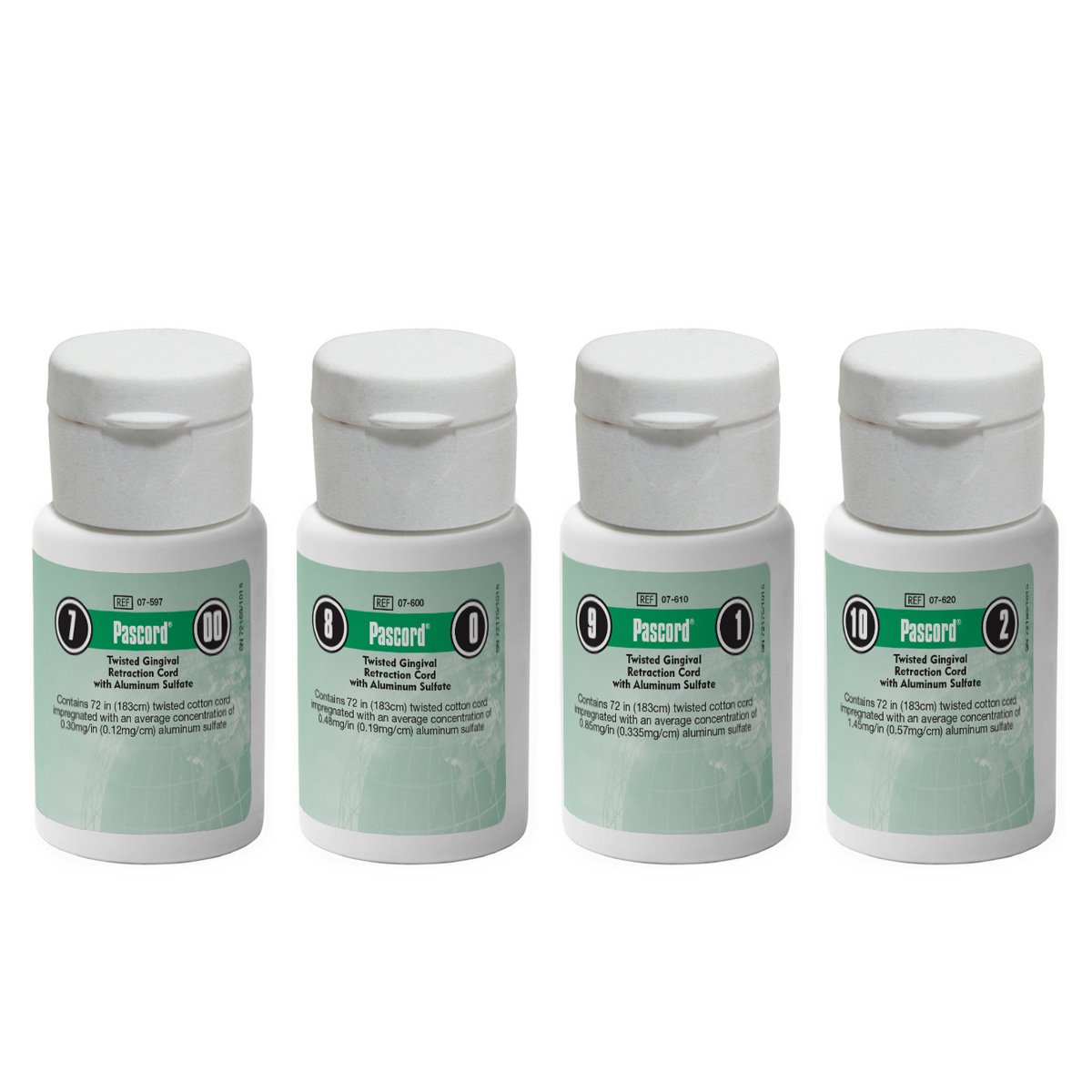 Pascord Retraction Cord, with Aluminum Sulfate, 72", Ultra Thin, # 7, 1/Pk, 07-597 thumbnail 11