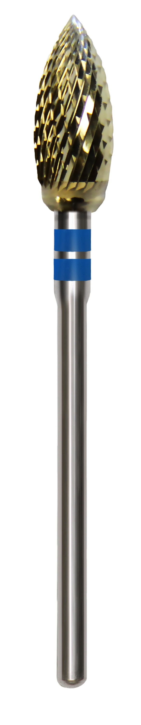 Great White Cross Cut #257 E Series Bur Blue/Blue Color Band thumbnail 2