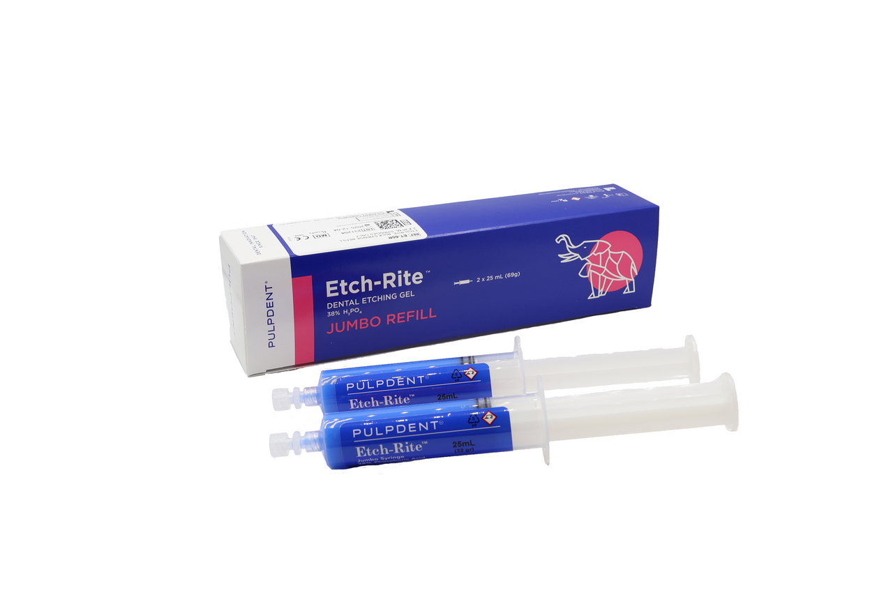 Etch-Rite Dental Etching Gel, 38% Phosphoric Acid, Jumbo Syringe Refill, 25 ml, 2/Pk, ET-50R thumbnail 11
