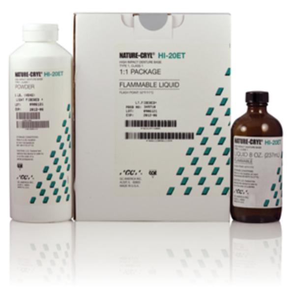 Nature-Cryl Denture Resin HI-20ET Heat Cure COE-LOR Mild 5Lb thumbnail 3