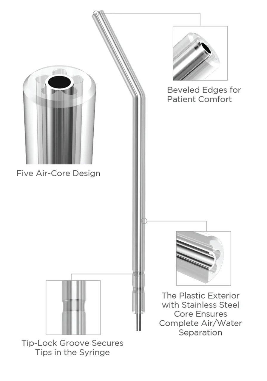 TruTip Plus Air / Water Syringe Tips Clear 1500/Pk thumbnail 4