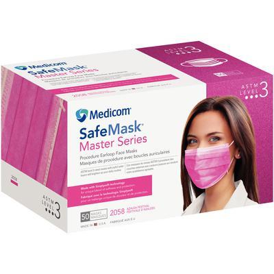 SafeMask Master Series Procedure Earloop, ASTM Level 3, Azalea Festival, 50/Box, 2058 thumbnail 13