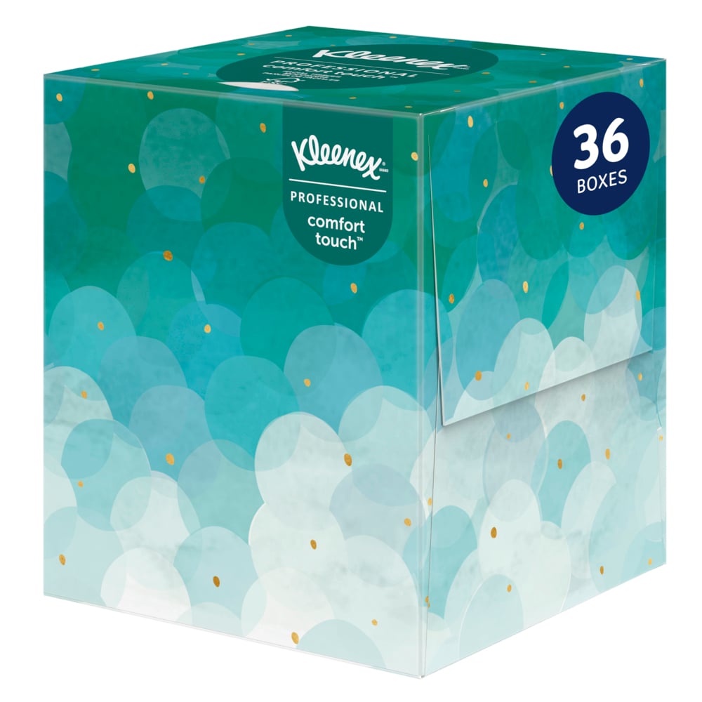 Kleenex, Kleenex Boutique Tissue, 2-Ply, 8.3" x 7.8", White, 95/Box x 36/Case thumbnail 21
