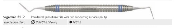 Periodontal File Sugarman Size #1/2 Double End DuraLite Round Ea thumbnail 2