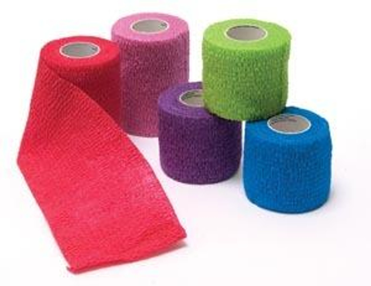 Cohesive Bandages 2" X 5 yds (Pink Blue Purple Red Green assortment) product image