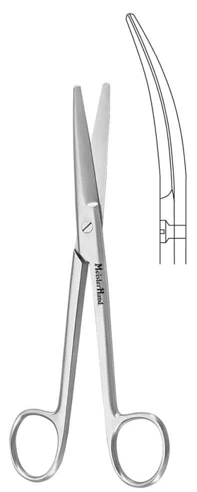 Miltex - Mh Mayo Scissors 6-3/4 Curved product image
