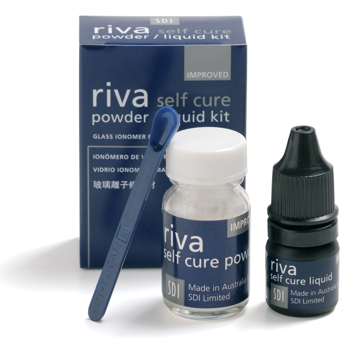 Riva Self Cure Glass Ionomer Powder A3 Refill 15Gm/Ea thumbnail 3
