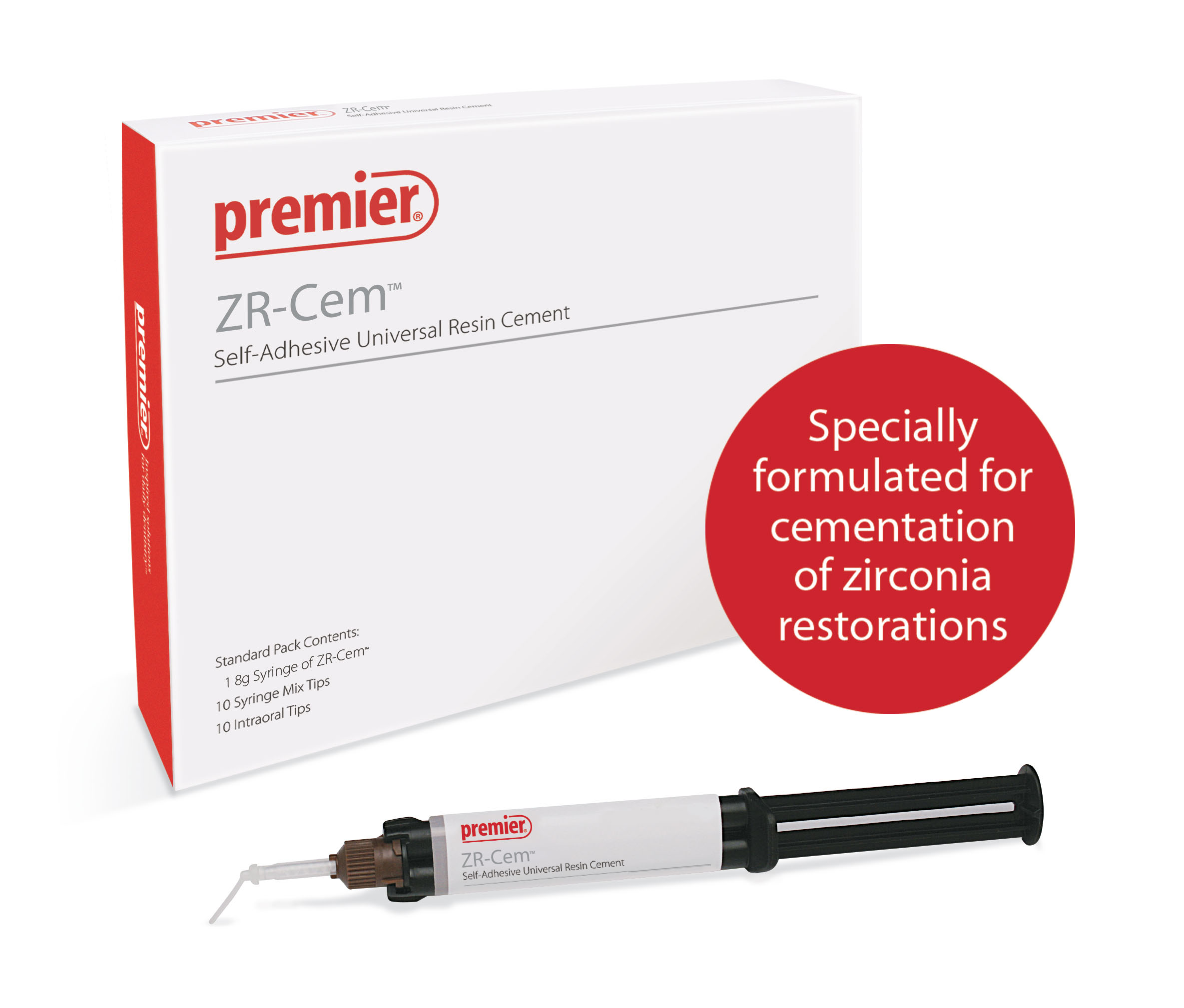 ZR-Cem Self-Adhesive Resin Cement, Standard Pack, 8 g, Translucent thumbnail 7