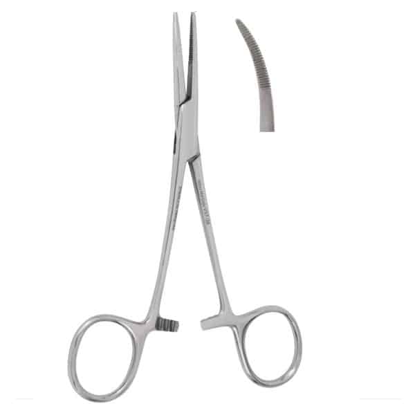 Scissors Hemostat 5.75 in Kelly Curved Ea thumbnail 9
