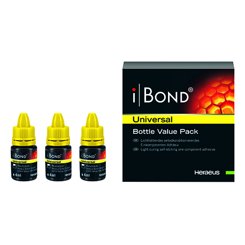 iBOND Universal Bonding Agent, Light-Cure, Bottle Value Pack, 4 ml, 3/Pk, 66061412 thumbnail 12