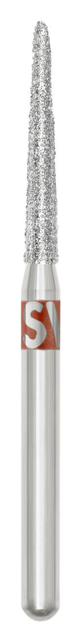 Piranha Diamond Single-Use Burs, FG, Needle, # 859-012, 1.2 mm, Fine, Red, 25/Pk, 859-012F thumbnail 3