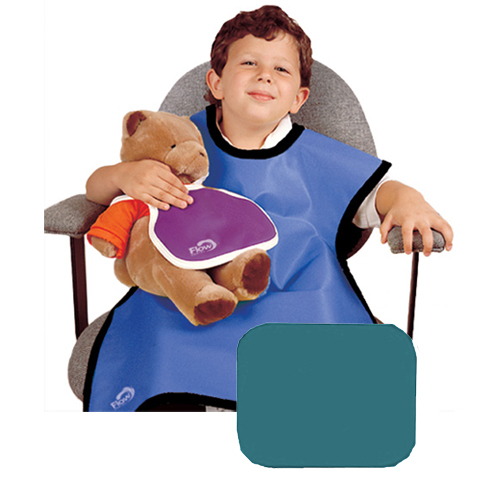 Child Apron Panoramic Teal LEA product image