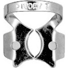 Hygenic Rubber Dam Clamp, Gloss Finish, # 7, Winged, 1/Pk, H02758 thumbnail 7