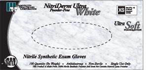 NitriDerm® Ultra Nitrile Exam Gloves Small White Box of 100 thumbnail 8