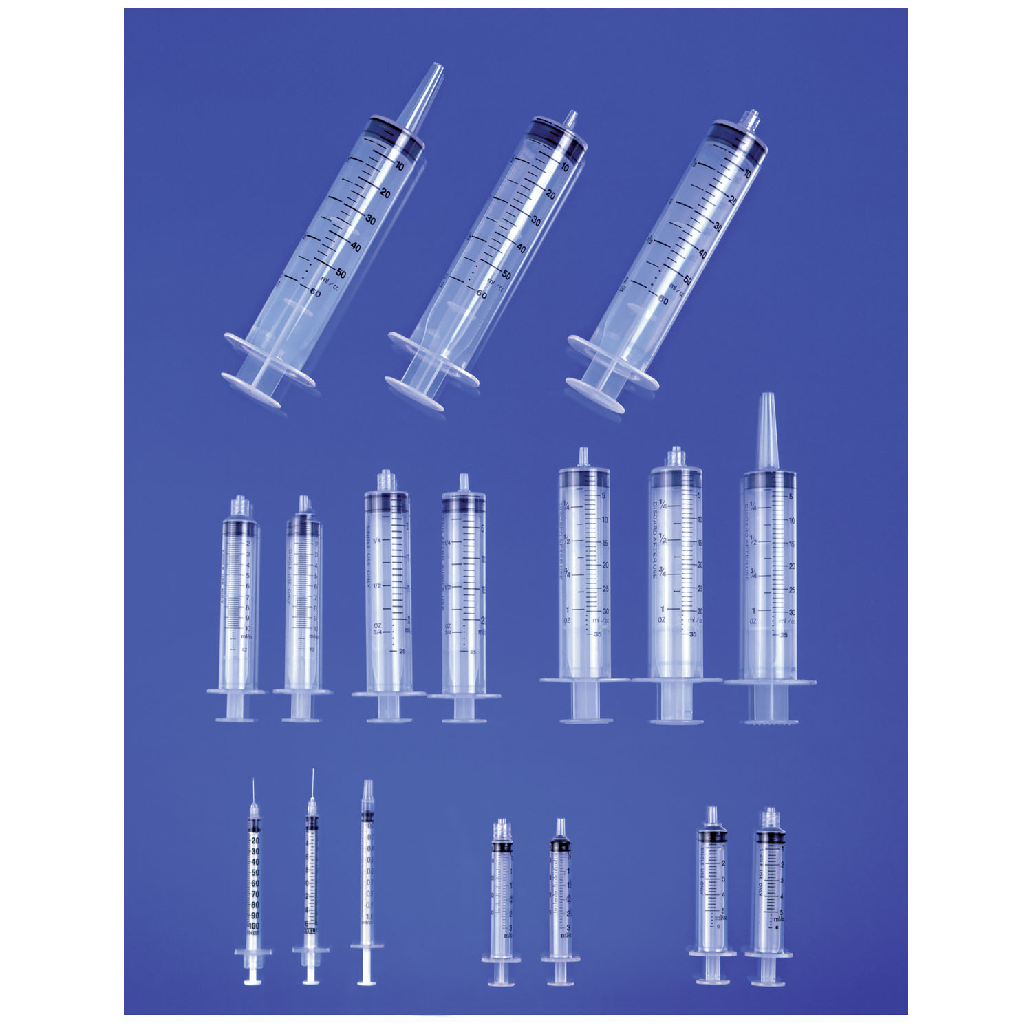 Exel Non-Sterile Syringe Only Luer Slip 30-35cc 50/Box 26291 thumbnail 2